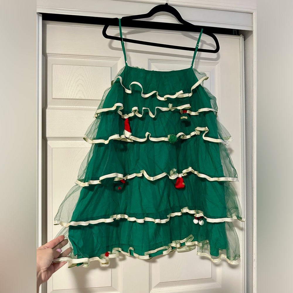 Women’s Tiered Christmas Dress Large